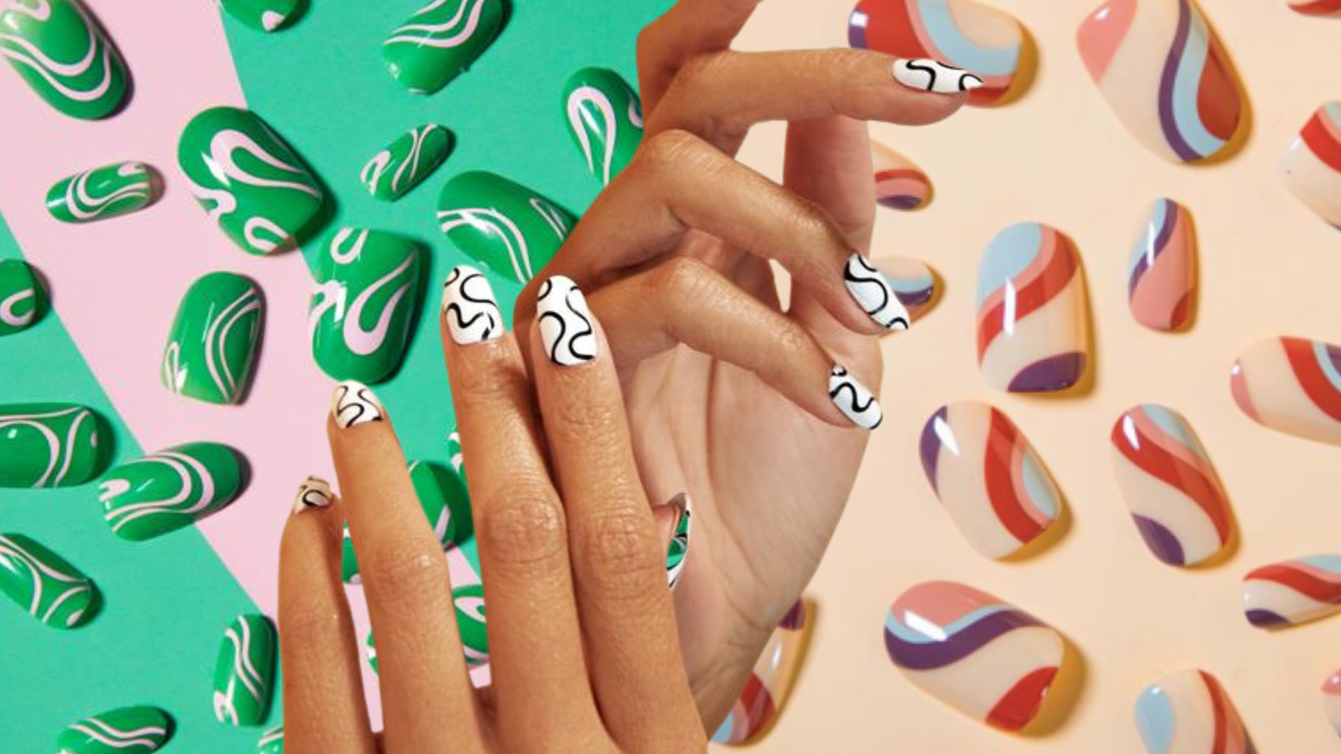 Abstract Swirls That Define Modern Nails